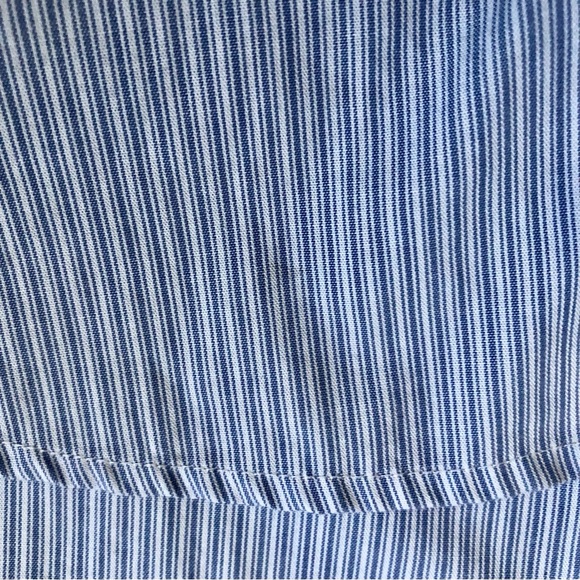 Who What Wear Blue and White Long Sleeve Blouse - Size Small - Picture 12 of 12